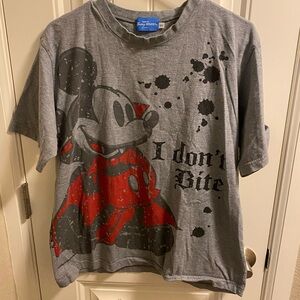 Tokyo Disney Resort Halloween Shirt Two Sided Mickey Vampire Evil Queen Large L